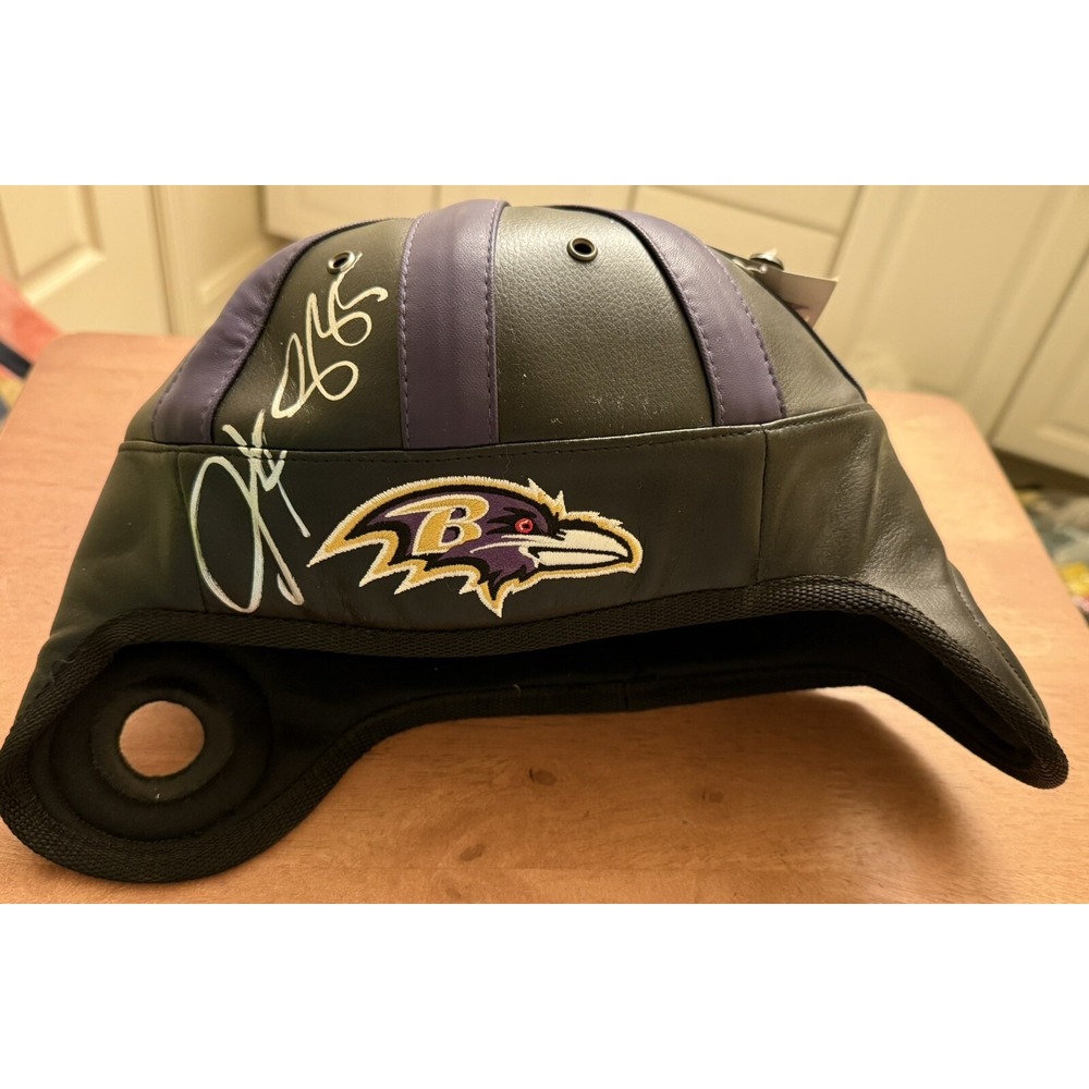 Autographed Derrick Mason Ravens‎ Reebok Authentic Retro Football Helmet  Jsa